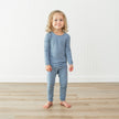 Kyte Baby Toddler Long Sleeve Pajamas Slate