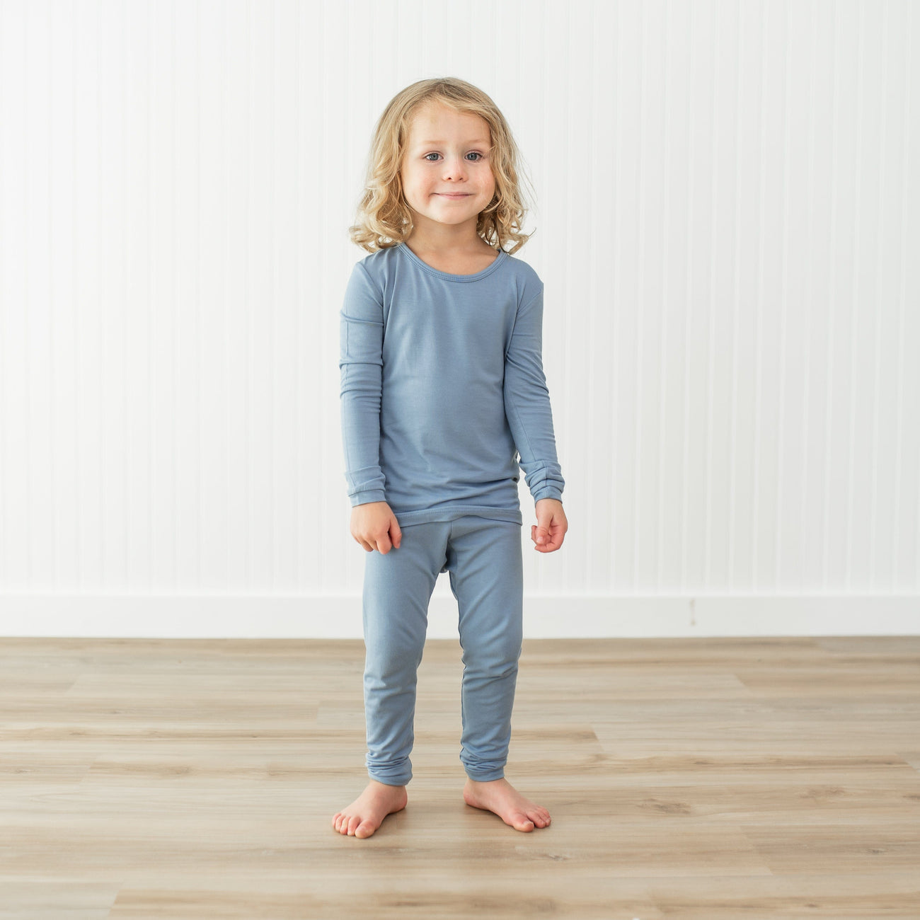 Kyte Baby Toddler Long Sleeve Pajamas Slate