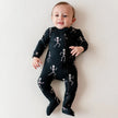 Kyte Zippered Footie Skeleton
