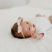 Copper Pearl Bow Tie Nylon Bow