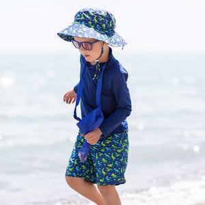 Jan & Jul UV Swim Shorts Dinoland 5T