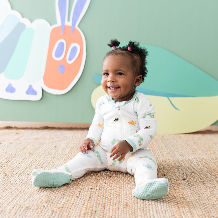 Kyte Baby Zippered Footie in The Very Hungry Caterpillar