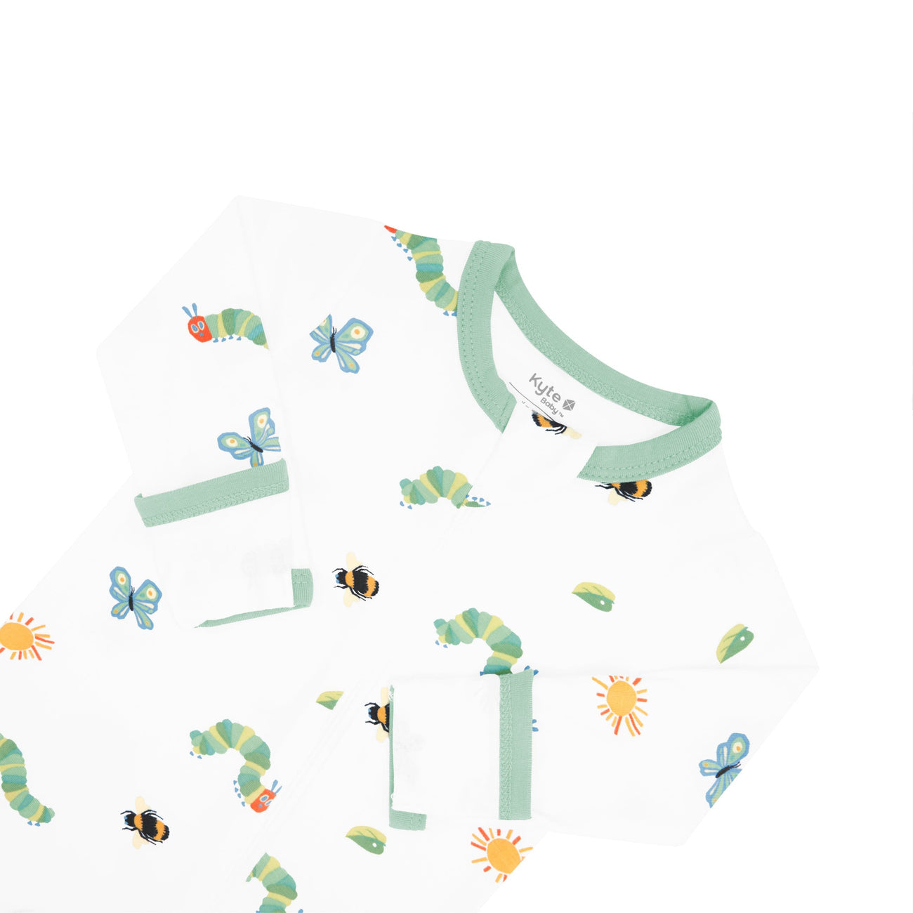 Kyte Baby Zippered Footie in The Very Hungry Caterpillar