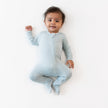 Kyte Baby Zippered Footie in Fog