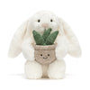 Jellycat Cream Bunny With Plant
