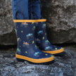 Jan & Jul Puddle-Dry Rain Boots Big Trucks