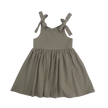 Ba.be.O Cotton Shoulder Tie Dress Olive