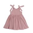Ba.be.O Cotton Shoulder Tie Dress Dusty Pink