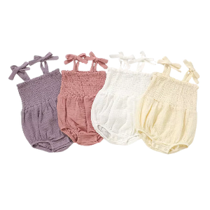 Ba.be.O Muslin Romper Buttercream Rose