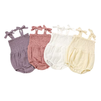 Ba.be.O Muslin Romper Buttercream Lilac
