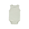 Ba.be.O Pointelle Tank Romper Sage