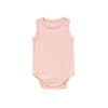 Ba.be.O Pointelle Tank Romper Pink