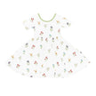 Kyte Baby Short Sleeve Twirl Dress Wildflower