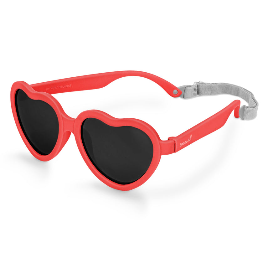 Jan & Jul Polarized Heart Sunglasses Medium