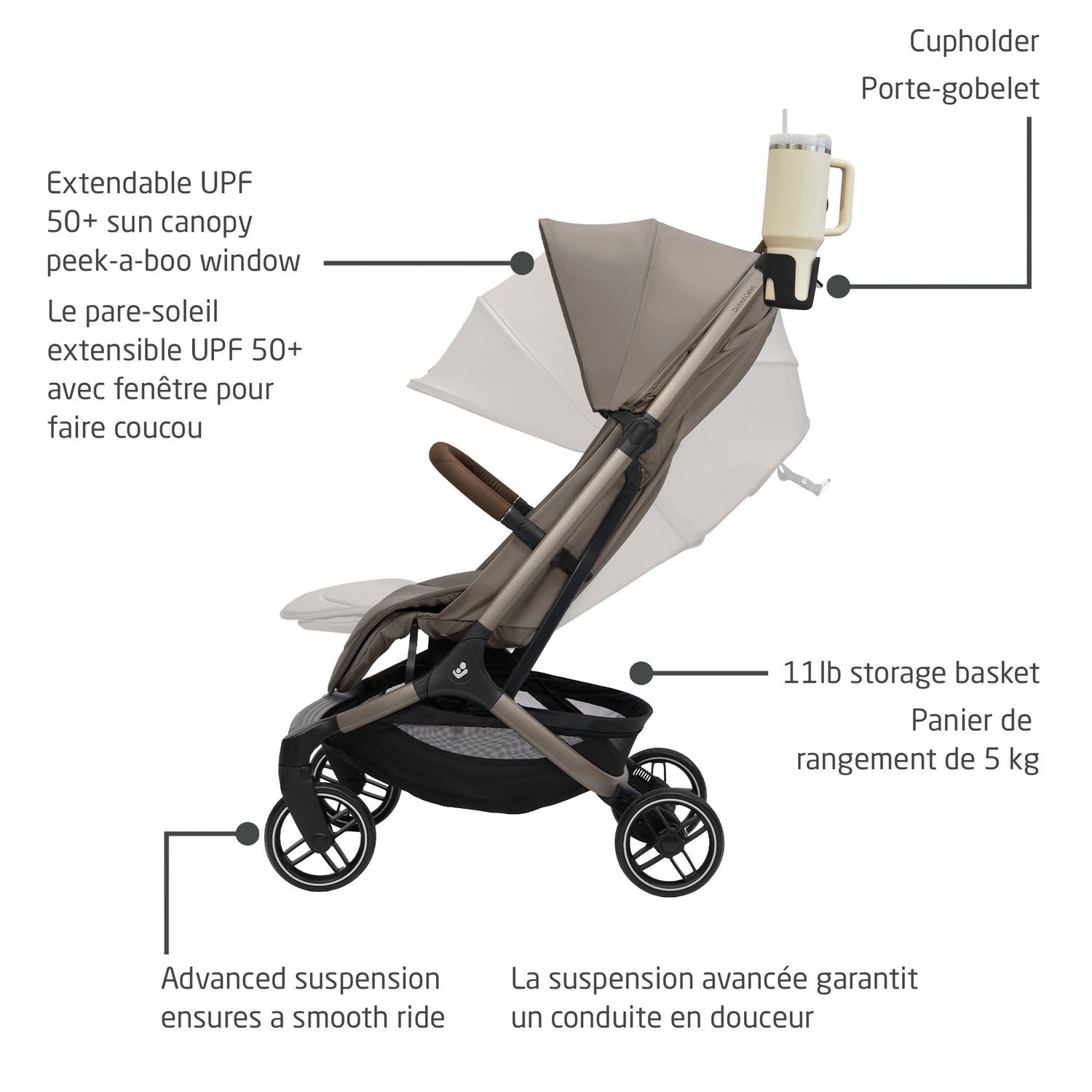 Maxi-Cosi Oxford Cabin Lightweight Travel Stroller
