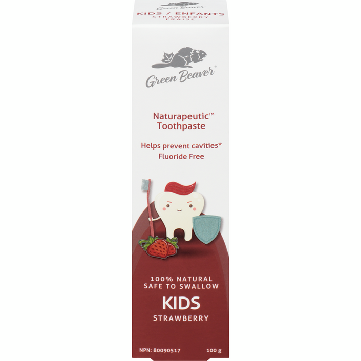 Green Beaver Kids Toothpaste-Strawberry 100g