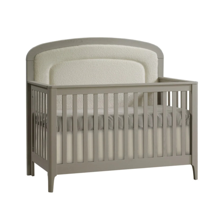 Natart Palo Convertible Crib with Upholstered Panel