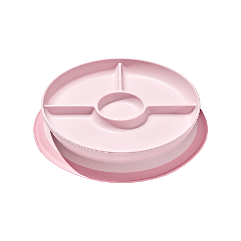 OXO Tot Stick & Stay Suction Divided Plate