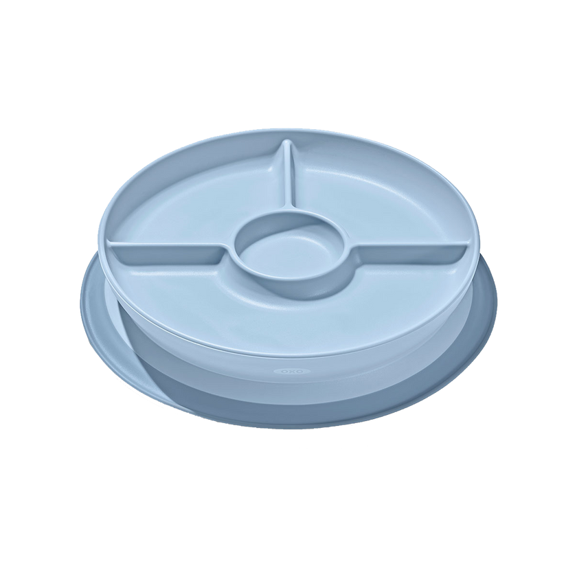 OXO Tot Stick & Stay Suction Divided Plate