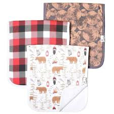 Copper Pearl Burp Cloths (3 Pack)