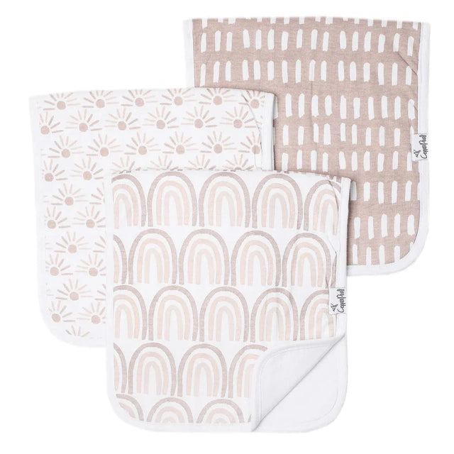 Copper Pearl Burp Cloths (3 Pack)