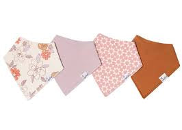 Copper Pearl Bandana Bibs (4 Pack)