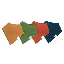 Copper Pearl Bandana Bibs (4 Pack)