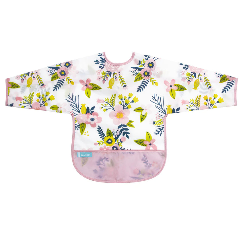 Kushies Cleanbib with Sleeves (6-12 months)