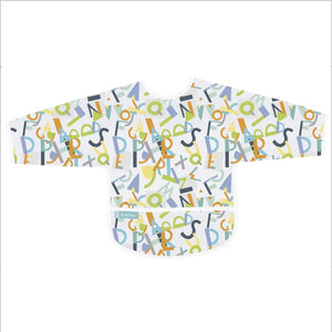 Kushies Cleanbib with Sleeves 6-12 mos