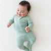 Kyte Baby Zippered Footie Sage