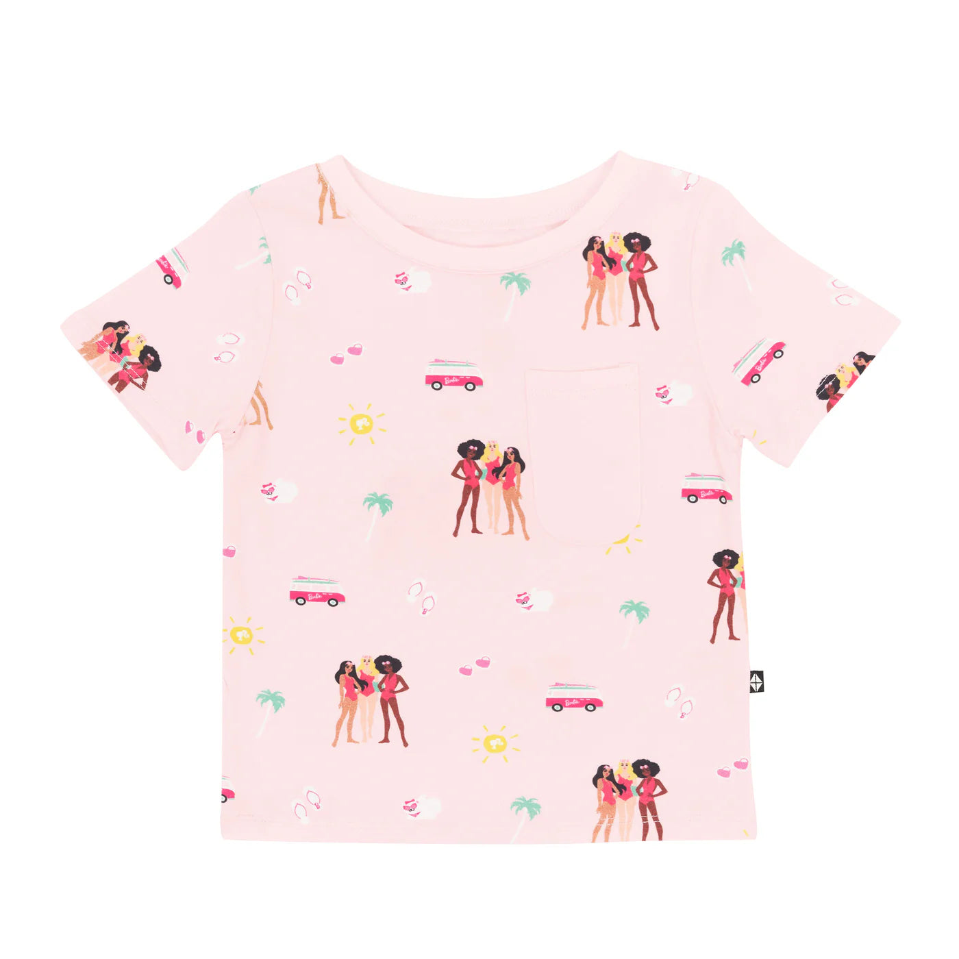 Kyte Baby Toddler Crewneck Tee Barbie Beach