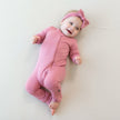 Kyte Baby Zippered Footie Apple Blossom