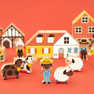 Janod Crossroads Countryside Blocks