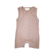 Ba.be.O Ribbed Tank Romper Vintage Mauve