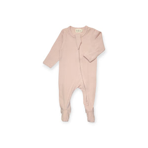 Ba.be.O Ribbed Infant Sleeper Blush
