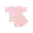 Ba.be.O Short Set Heathered Pink