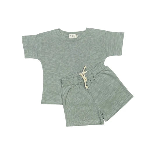 Ba.be.O Short Set Ocean