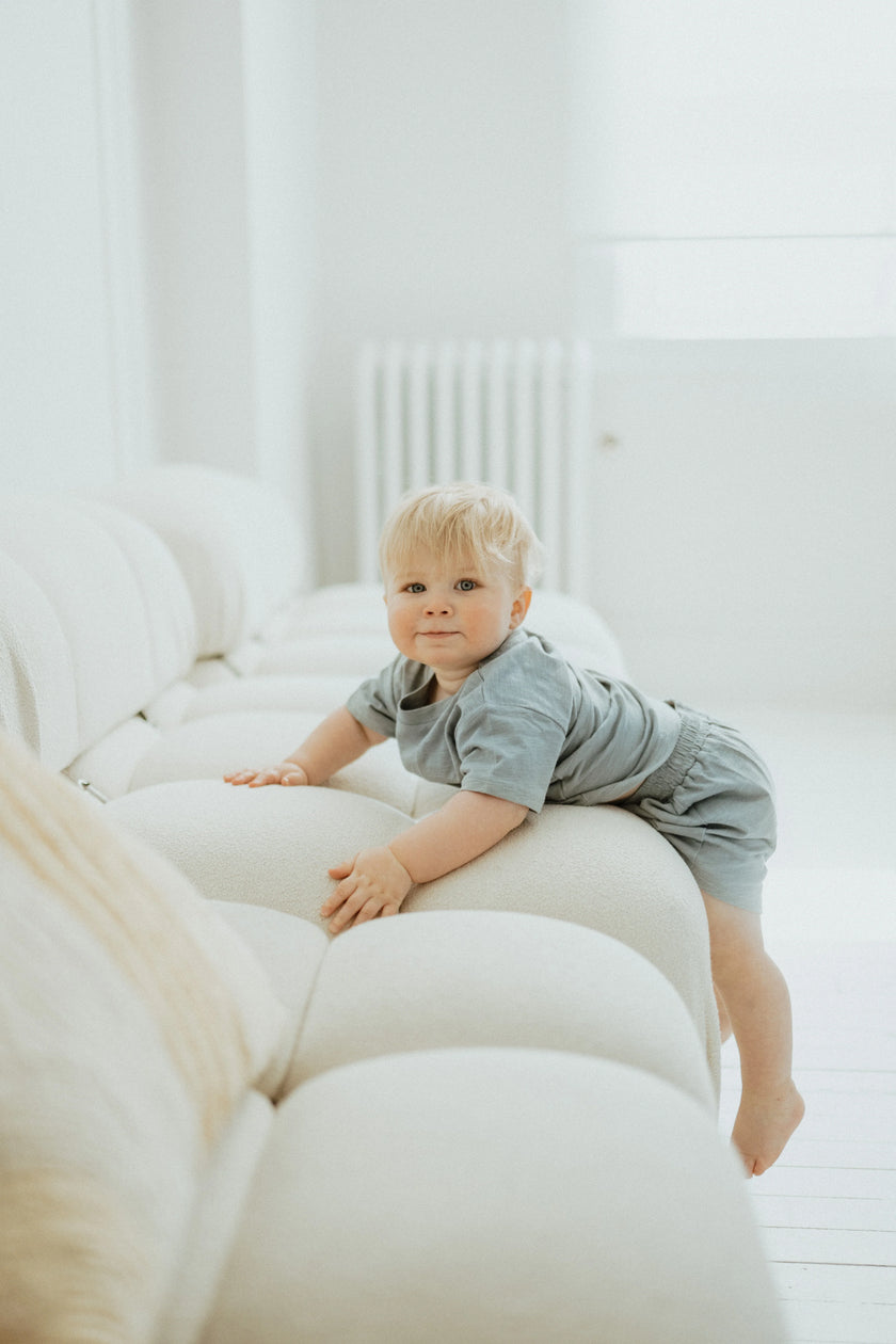 Ba.be.O Short Set Ocean