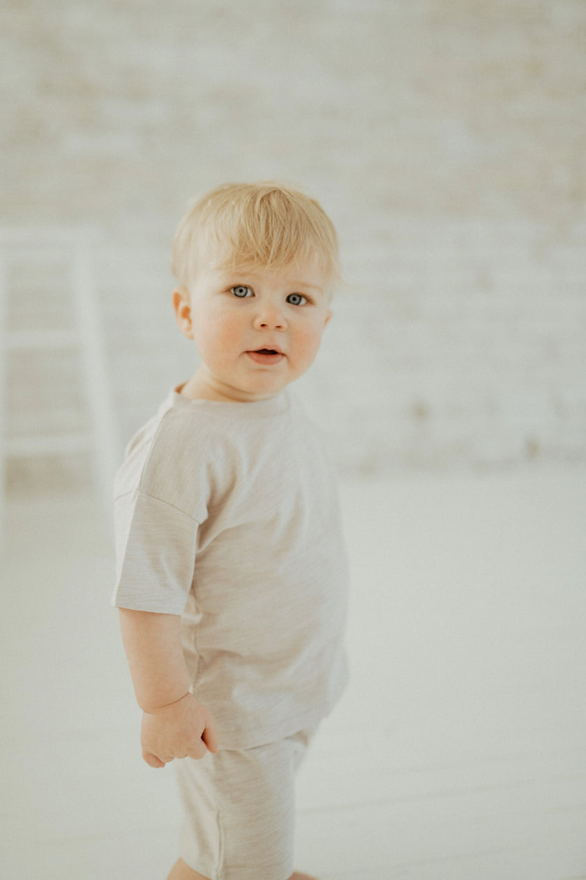 Ba.be.O Short Set Warm Grey