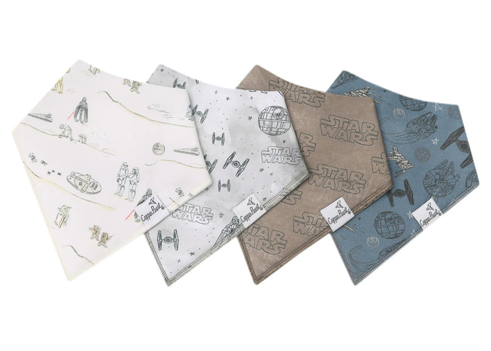 Copper Pearl Bandana Bibs (4 Pack)