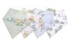 Copper Pearl Bandana Bibs (4 Pack)