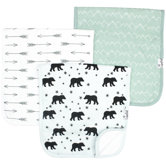 Copper Pearl Burp Cloths (3 Pack)