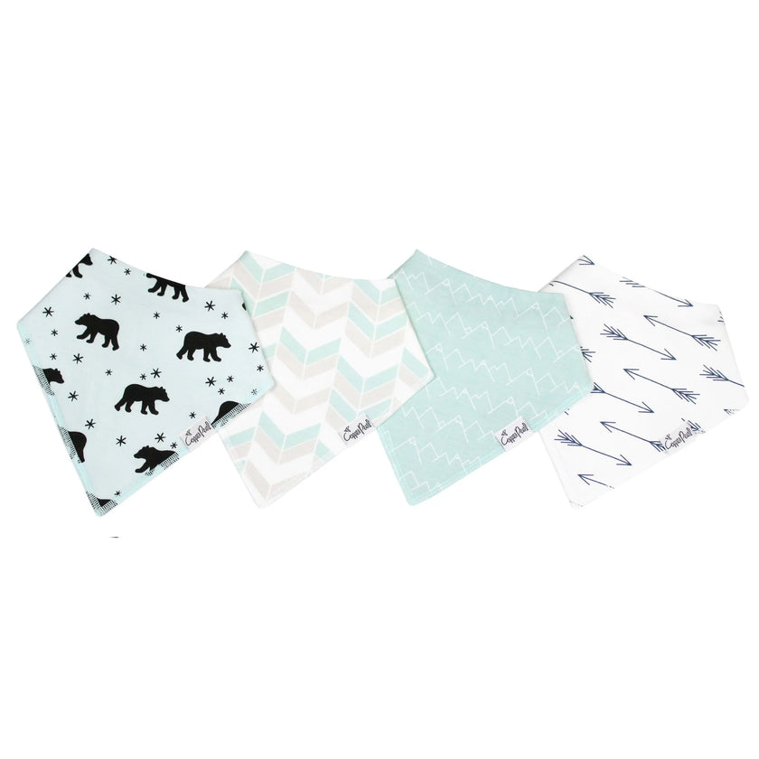 Copper Pearl Bandana Bibs (4 Pack)