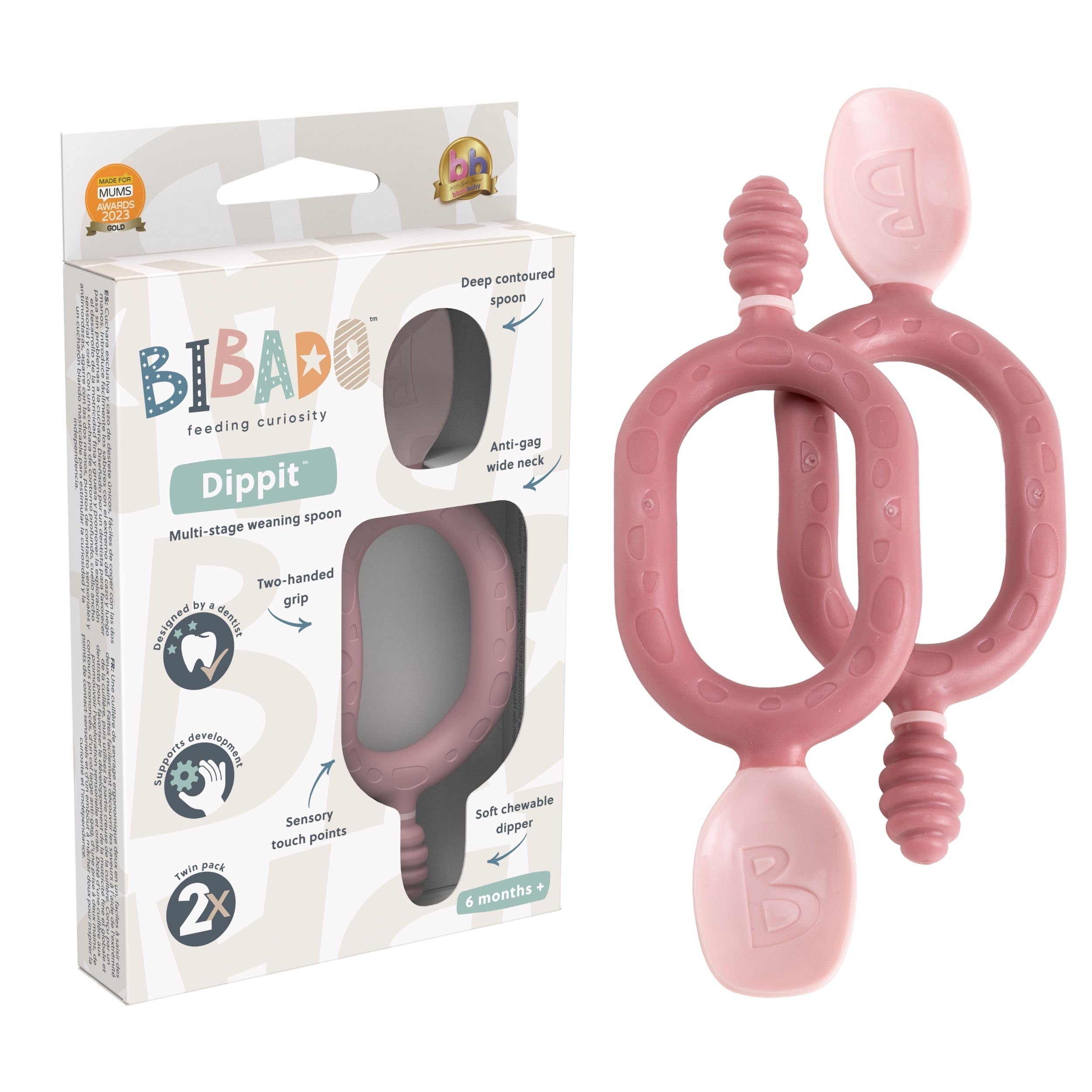 Bibado Dippit Baby Weaning Spoons