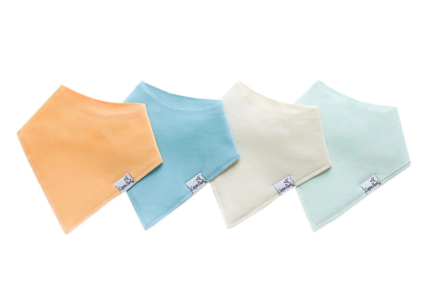 Copper Pearl Bandana Bibs (4 pack)