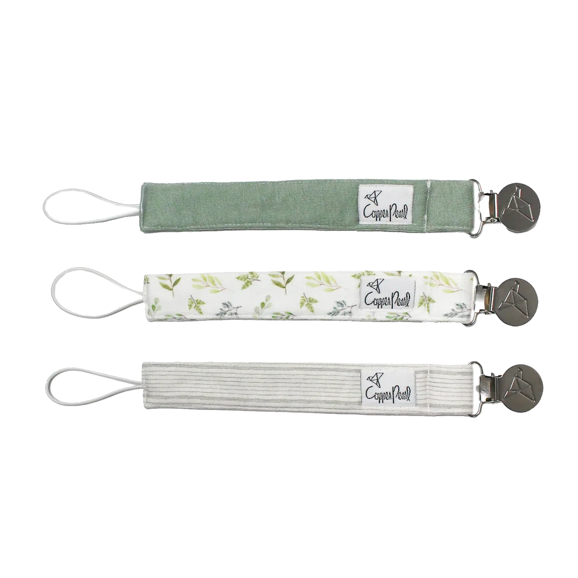 Copper Pearl Binky Clips