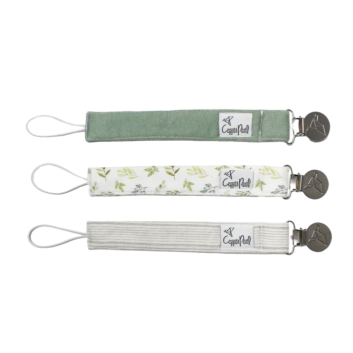 Copper Pearl Binky Clips