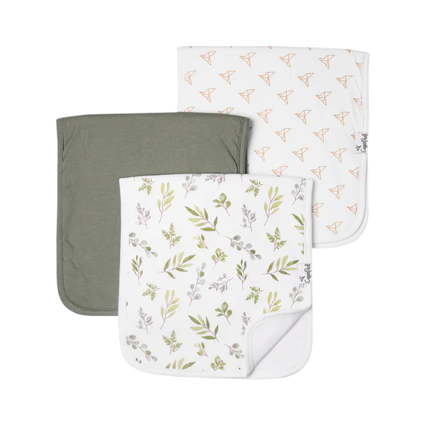 Copper Pearl Burp Cloths (3 Pack)
