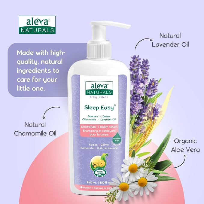 Aleva Sleep Easy Shampoo/Body Wash (240ml)