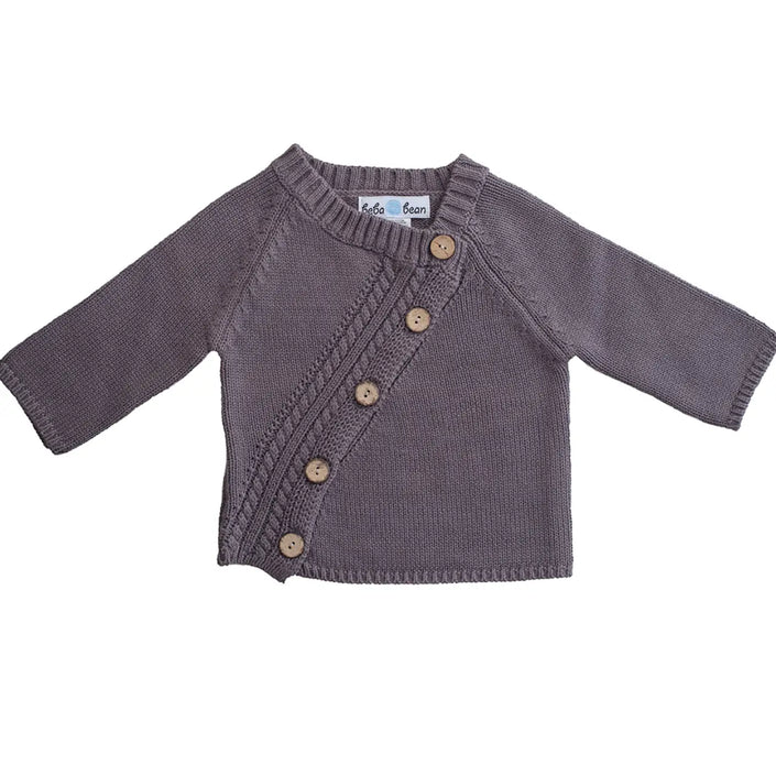 Beba Bean Diagonal Button Cardigan (3-6 months)